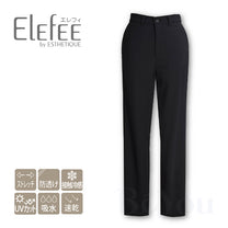 Elefee by ESTHETIQUE  E-3154-5 ストレッチパンツ ブラック