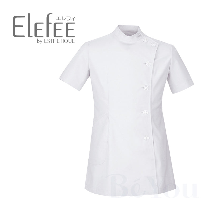 Elefee by ESTHETIQUE  510-1 レディスハーフコート ホワイト
