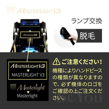 画像をギャラリービューアに読み込む, Masterlight/MASTER LIGHT V3 ハンドピースランプ交換
